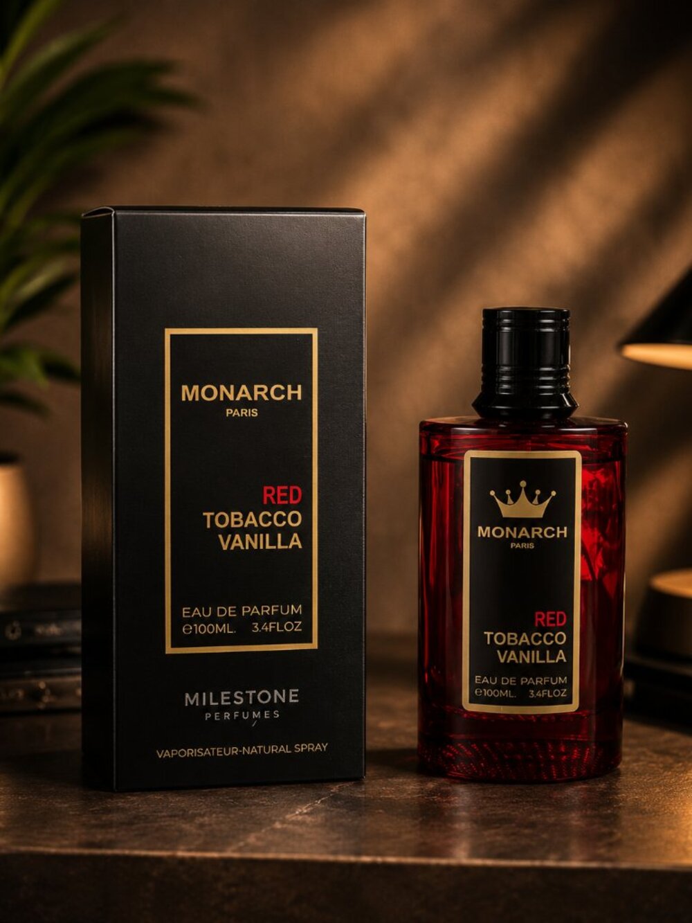 MILESTONE Monarch Red Tobacco Vanilla Unisex EDP 100ML BY EMPER
